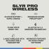Skullcandy SLYR Pro Wireless Multi-Platform Gaming Headset for PlayStation, Bluetooth Headphones, up to 24 Hrs. Battery, PC, Nintendo Switch, 2.4GHz Low Latency Wireless Transmitter Included - White/Blue
